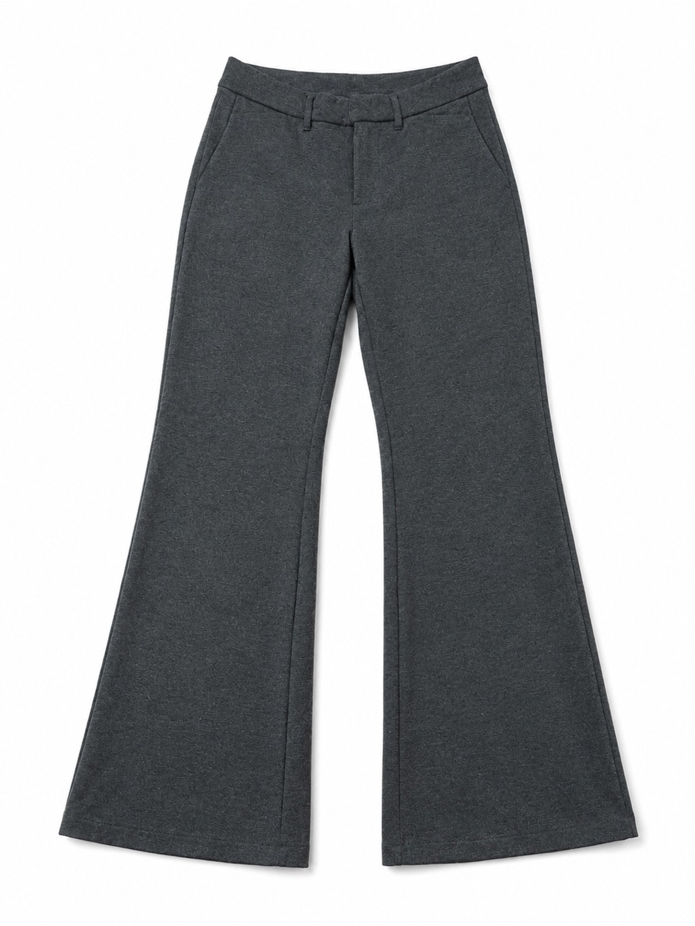 Dress Pants Work Old Navy Flare Trouser Pants Size 4 Gray Stretch Wide Leg